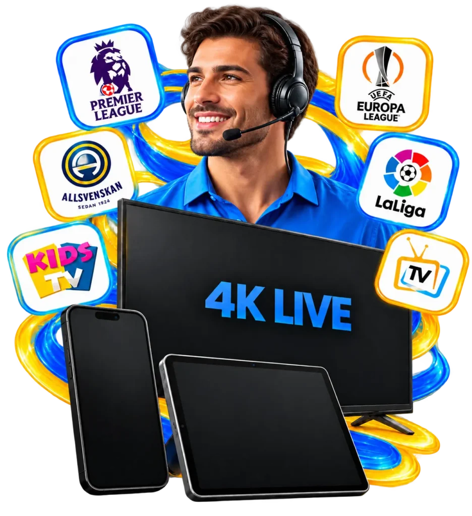 IPTV Sverige med livesport, 4K och flera enheter – Sverige Stream