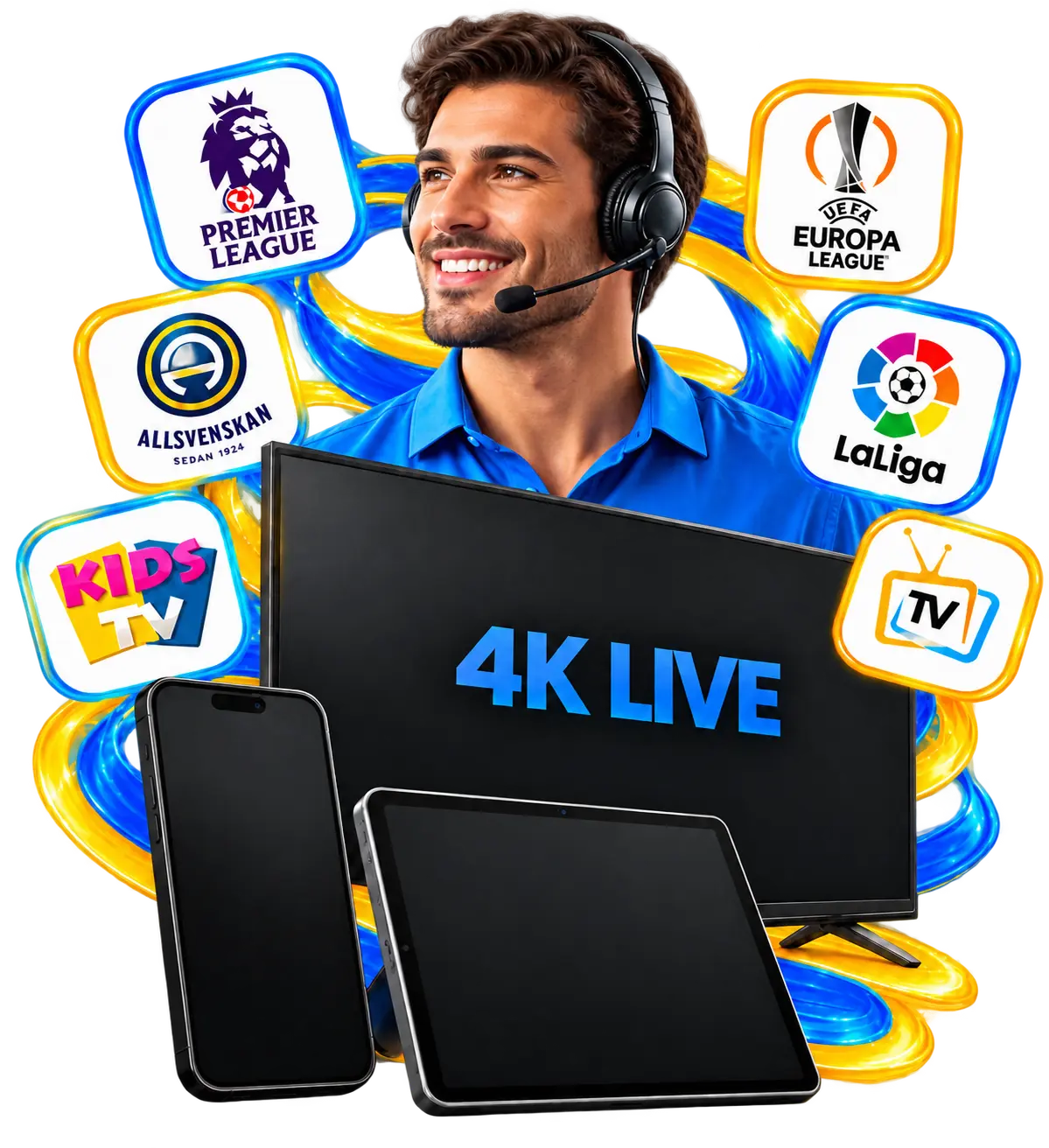 IPTV Sverige med livesport, 4K och flera enheter – Sverige Stream