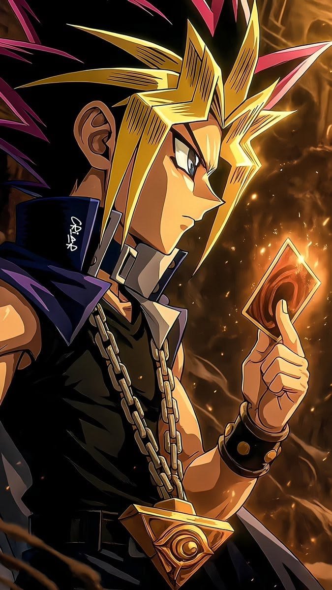 Yu-Gi-Oh anime med kortspel, action och fantasy