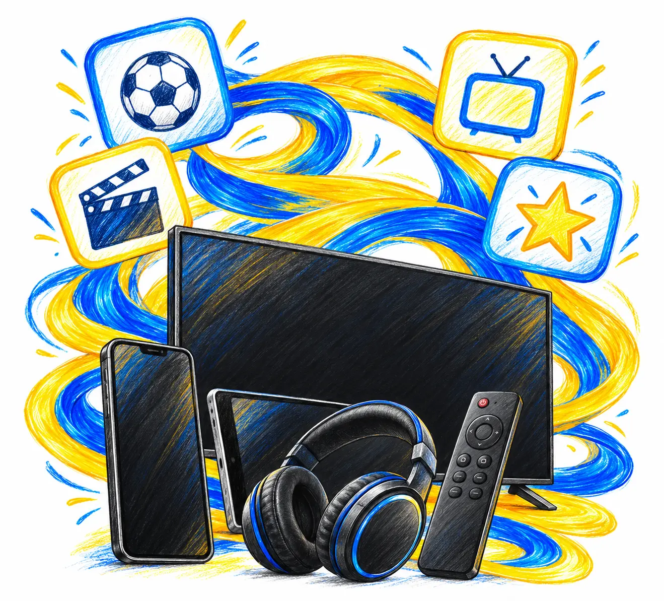 IPTV-leverantör med 4K-streaming och stöd för flera enheter